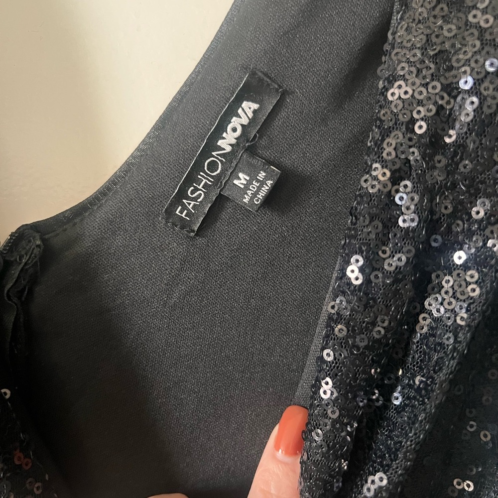 Fashionova black maxi dress